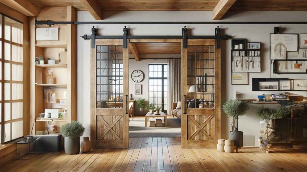 double sliding door