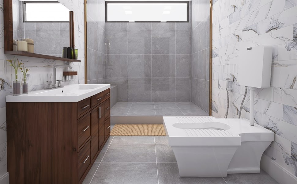 desain wc jongkok modern