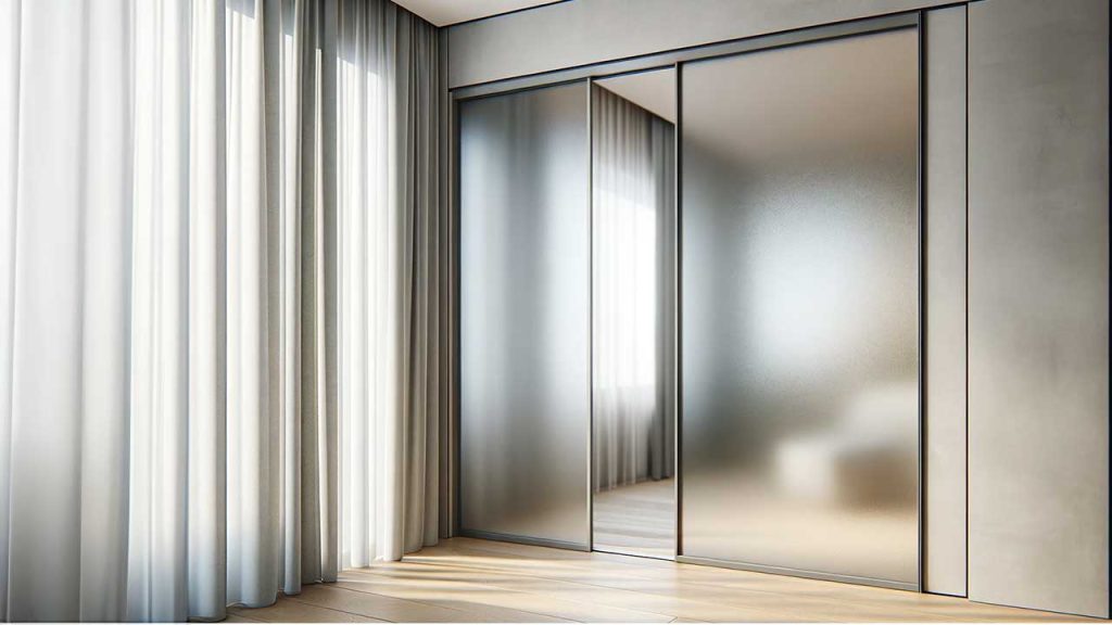 model pintu geser kaca buram
