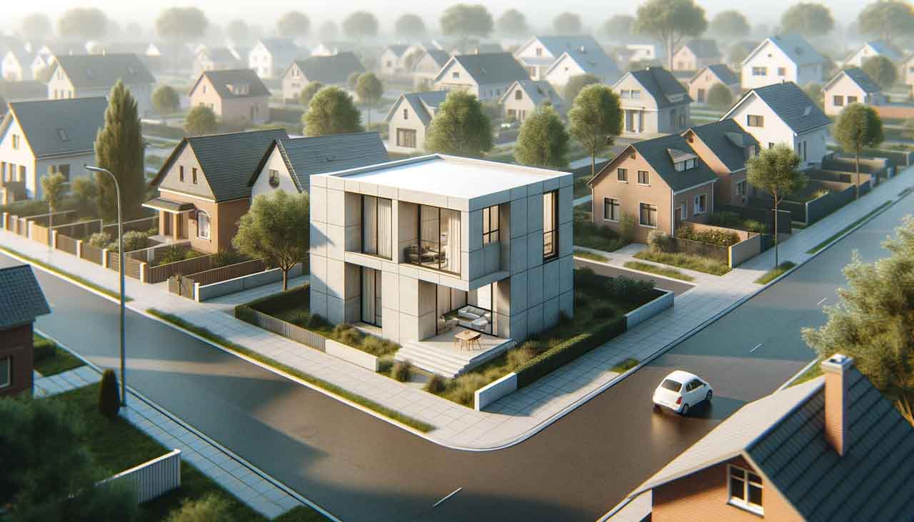 desain rumah kubus