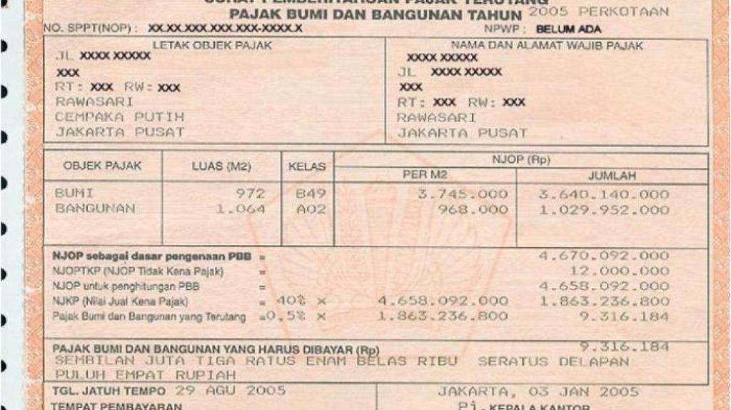 bukti kepemilikan tanah selain sertifikat