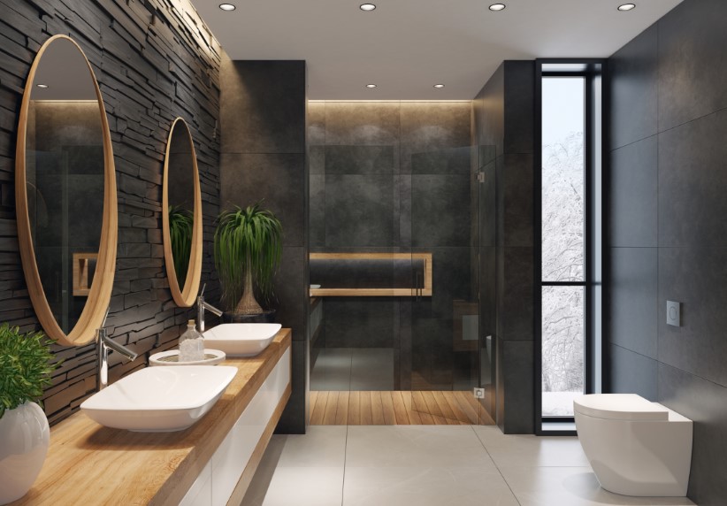 granit hitam minimalis