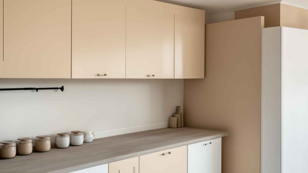 dapur warna beige