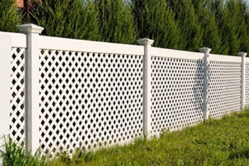 Contoh pagar perforated. 