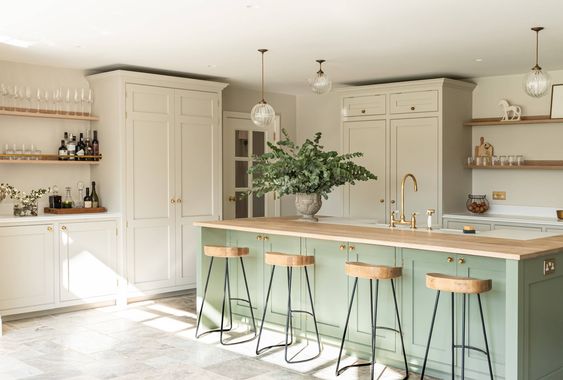 warna cat dapur yang cerah