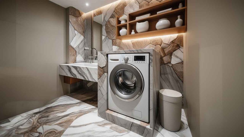 desain tempat cuci baju manual