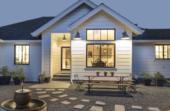 fasad rumah scandinavian 1 lantai
