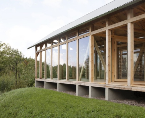 fasad rumah scandinavian 1 lantai