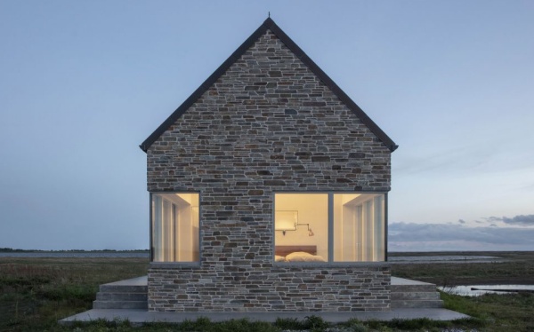 fasad rumah scandinavian 1 lantai
