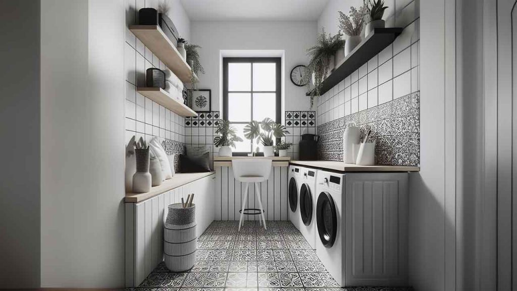 desain tempat cuci baju manual