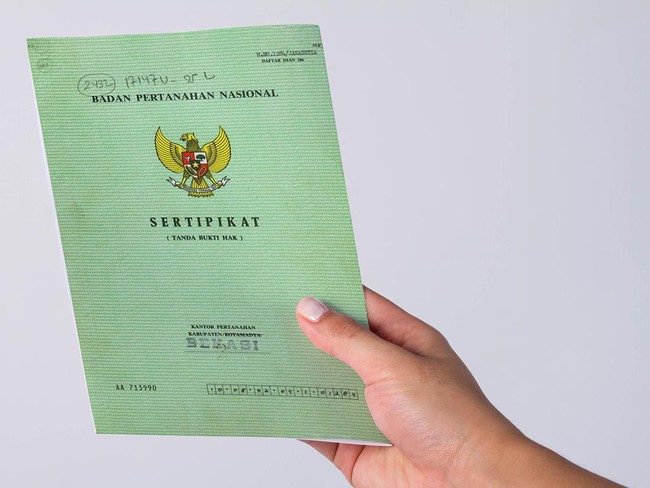 Jenis sertifikat tanah