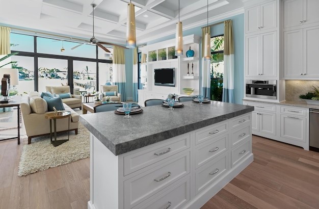 Jenis-jenis dapur island.