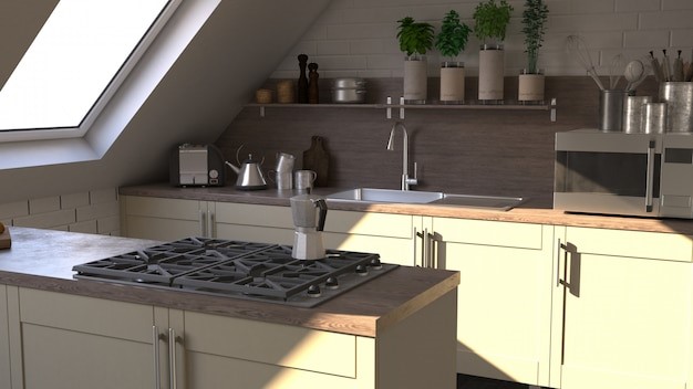Jenis-jenis dapur double line-gallery.