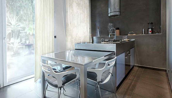 rekomendasi kitchen set gaya industrial