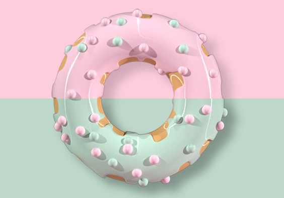 Kombinasi Warna Cat Rumah Hijau Tosca dan Pink
