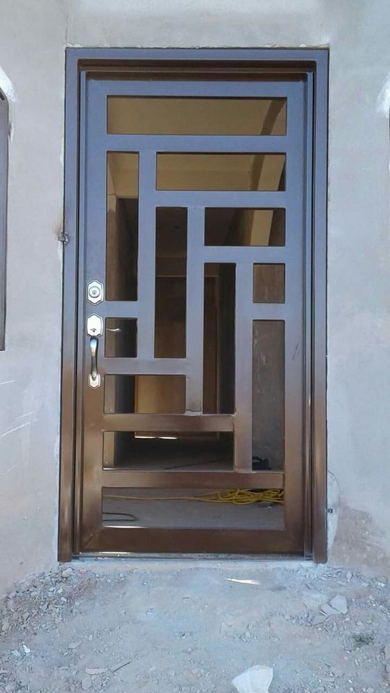 model pintu besi samping rumah
