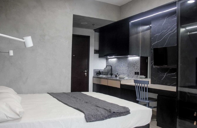 kitchen set apartemen studio