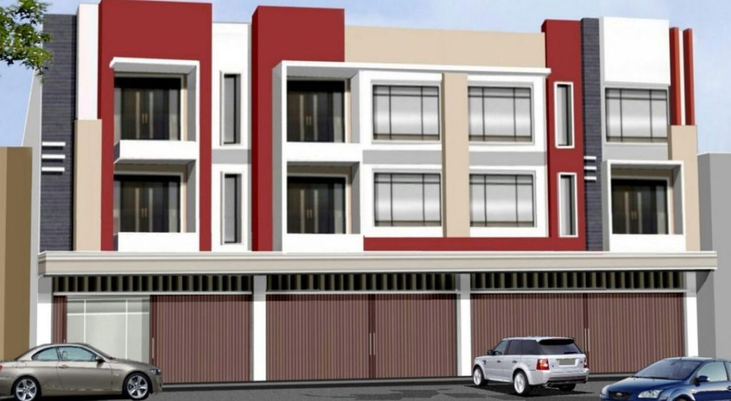 desain rumah toko