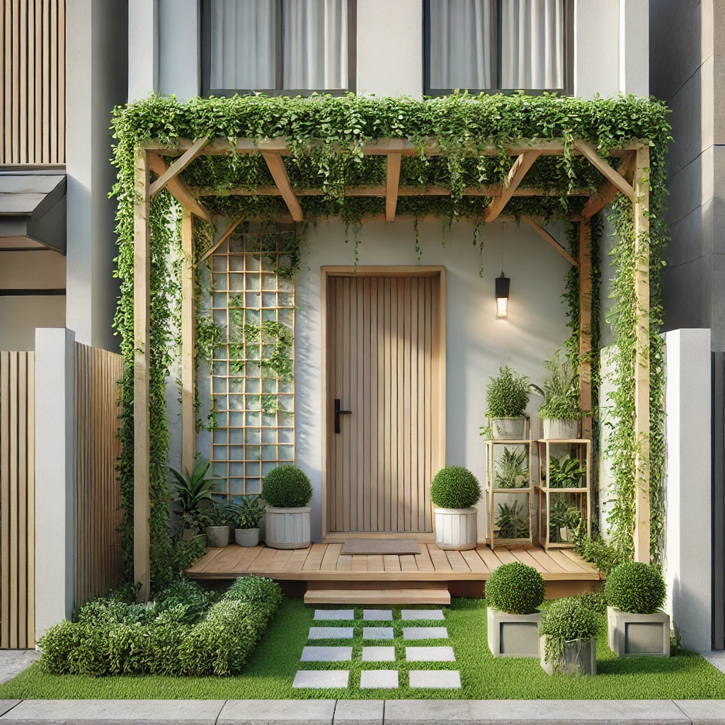 Taman Depan Rumah Minimalis Lahan Sempit.