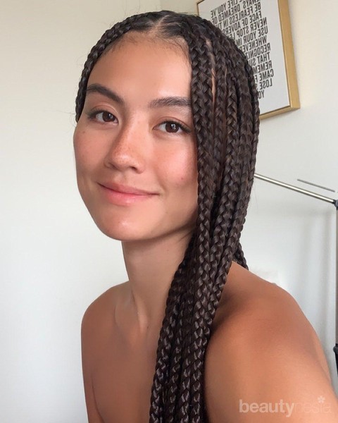 rambut kepang banyak