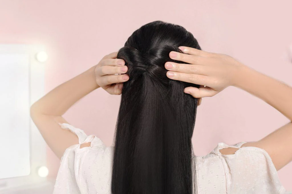 hairdo rambut panjang