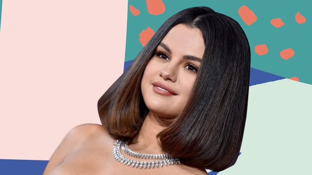 model rambut long bob blunt