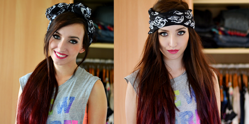 cara memakai bandana