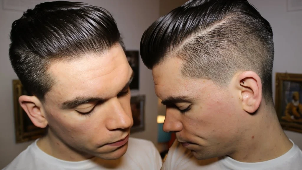 model rambut pompadour