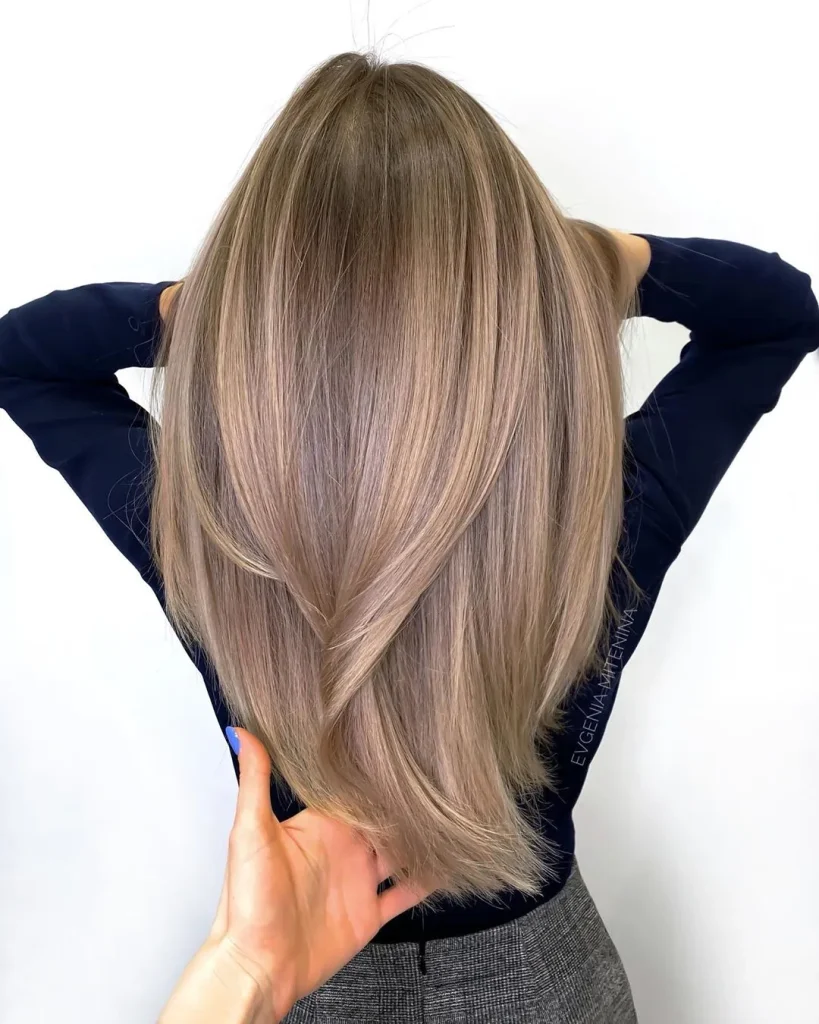 rambut layer panjang korea