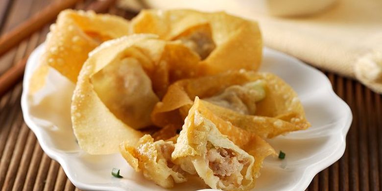 cara membuat pangsit goreng