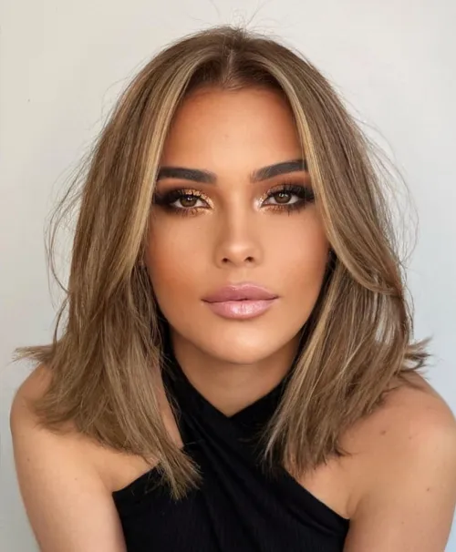 model rambut long bob