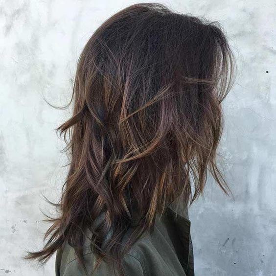 rambut layer panjang korea