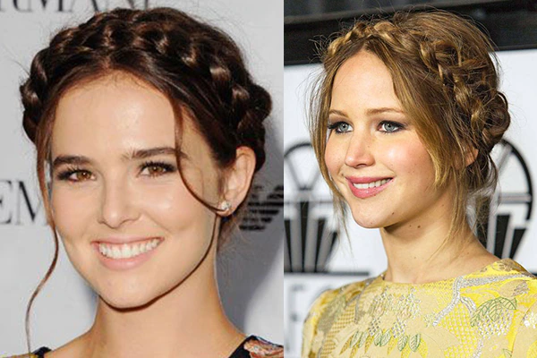 Milkmaid braids