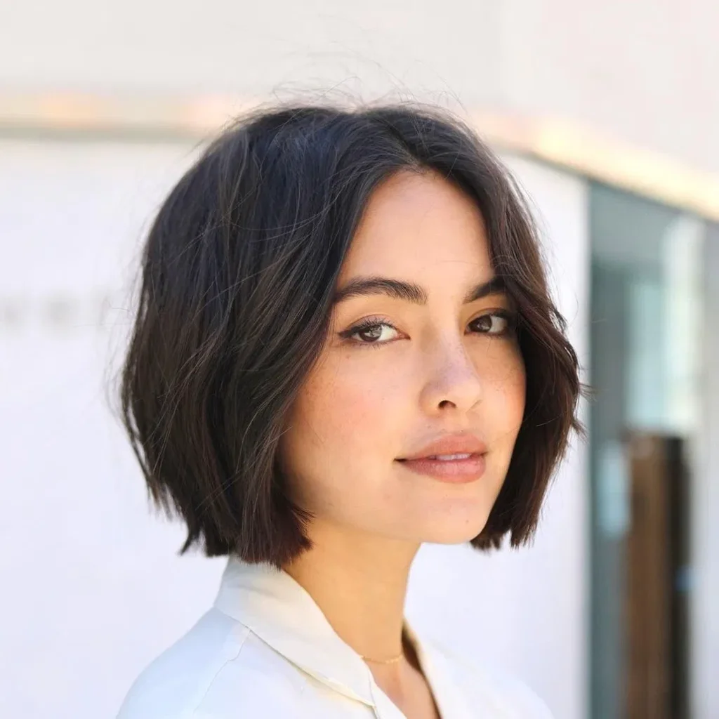 model rambut bob polwan