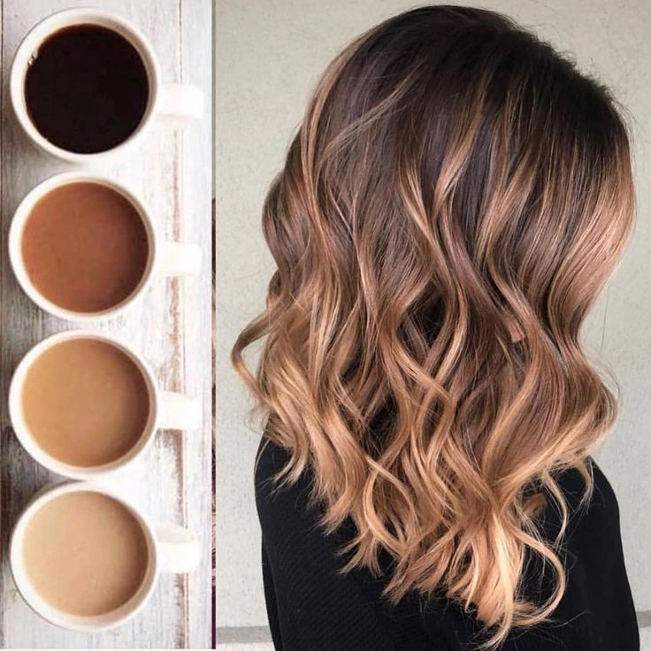 warna rambut yang bikin muka cerah