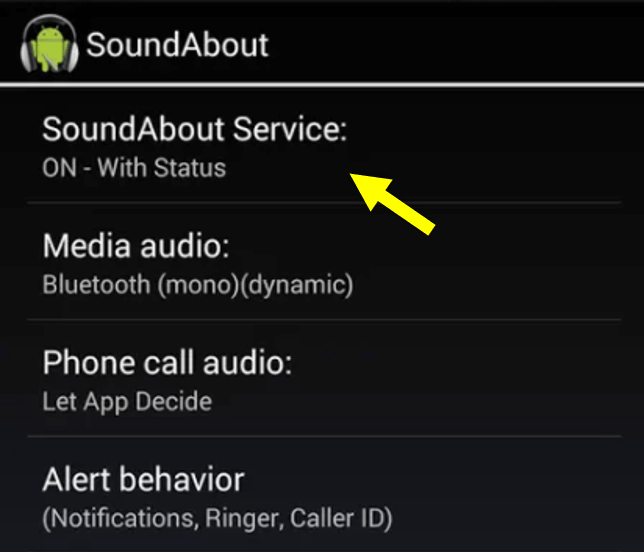Menu di Soundabout