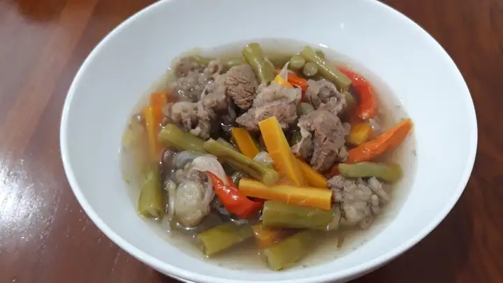 resep asem asem daging kuah bening