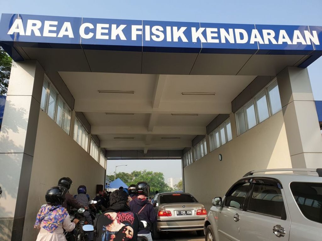 area cek fisik kendaraan