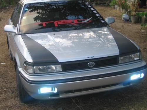 Modifikasi Toyota Corolla Twincam Kap Mesin Hitam Putih