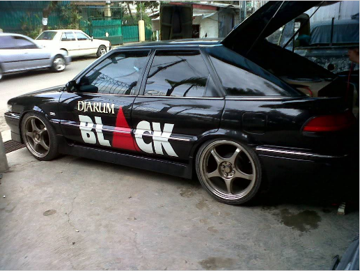 Modifikasi Toyota Corolla Twincam Dj4rum Black