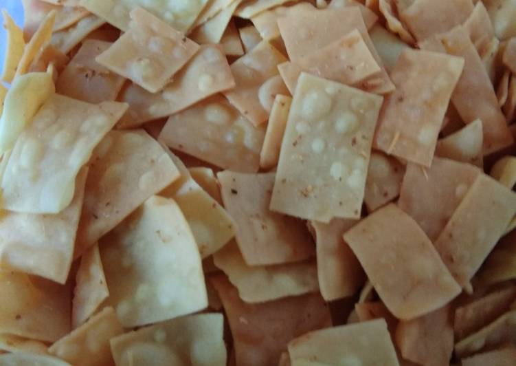 cara membuat pangsit goreng