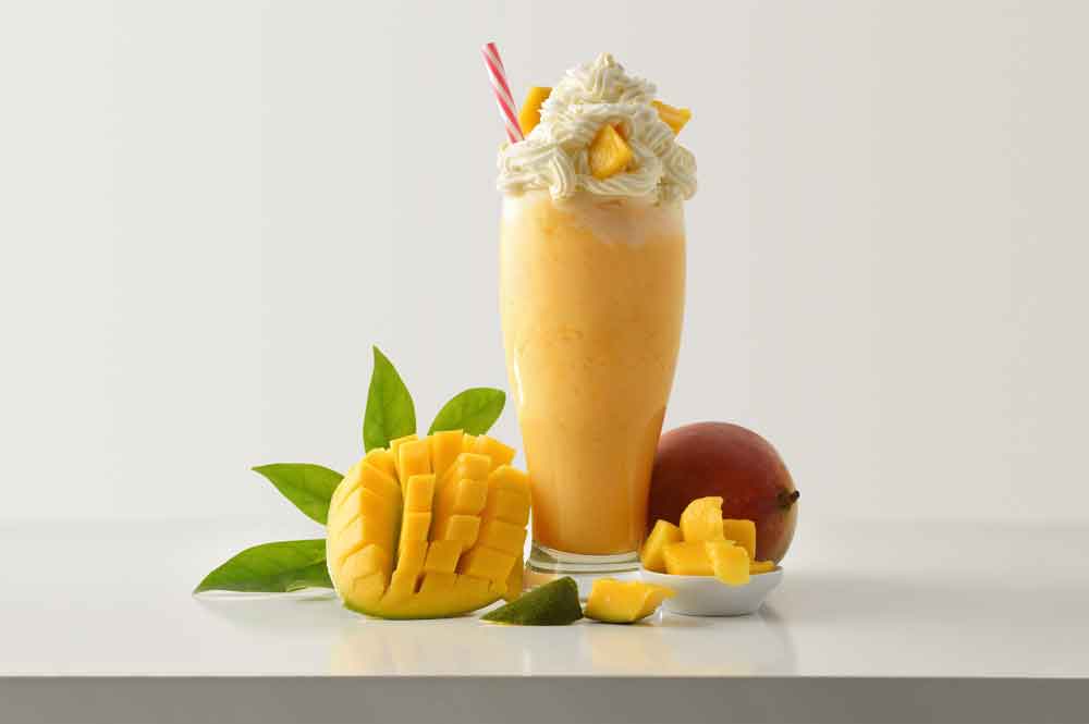 Milkshake Mangga dari olahan susu