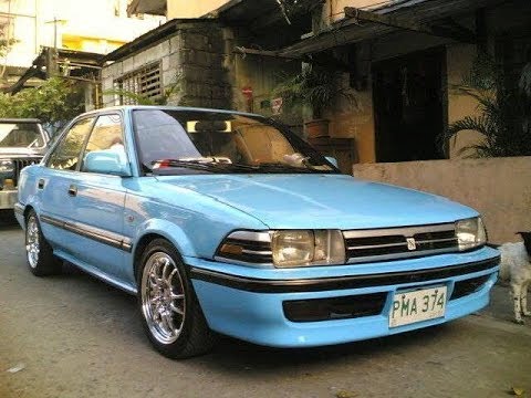 Modifikasi Toyota Corolla Twincam Warna Biru Muda