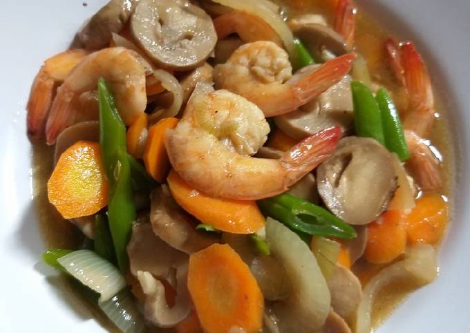 resep udang saus tiram