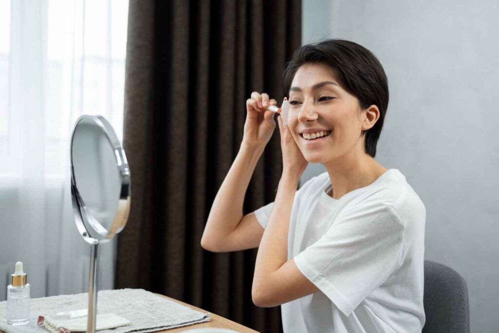 face massage untuk wajah berjerawat