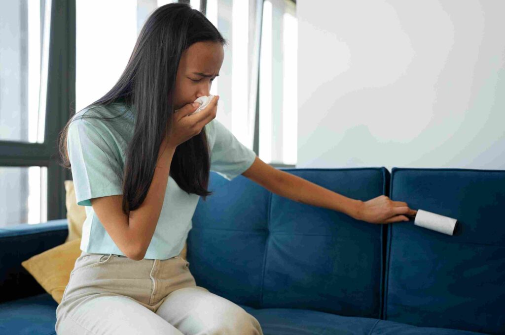 penyebab terdapat tungau di sofa