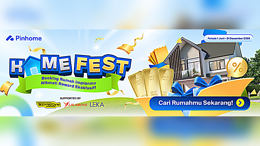Pinhome Home Fest 2026: Beli Rumah Dapat Reward Jutaan