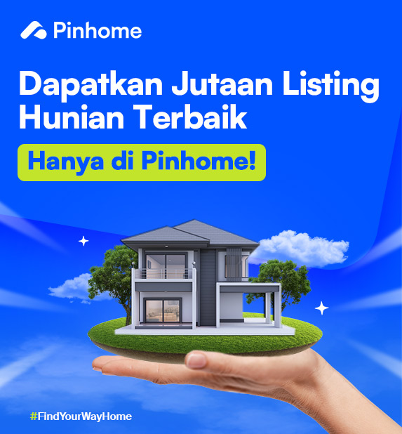 Dapatkan jutaan listing hunian terbaik hanya di Pinhome