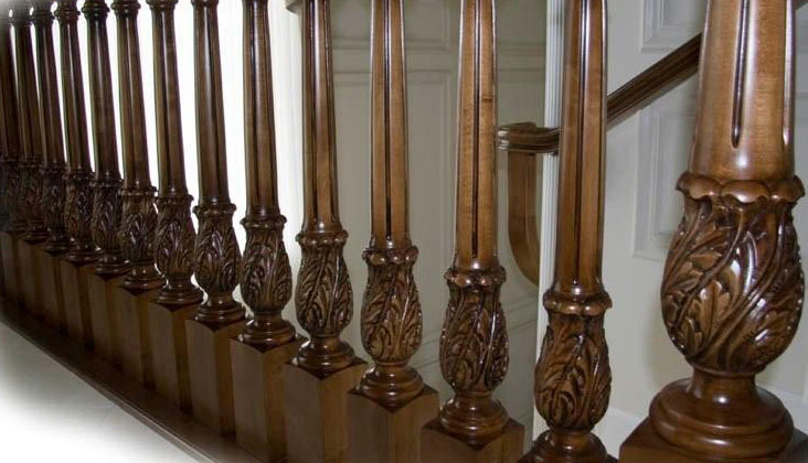 baluster kayu