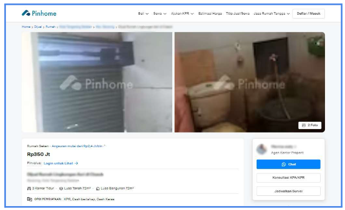 contoh listing